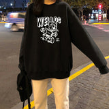 Slogan Graphic Hoodie