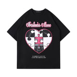 Men's T Shirt Summer Casual Tops Printed Short Sleeve T-shirt Men's Harajuku Style round Neck Half Sleeve Street Fashion Loose Half Sleeve