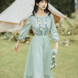 Women cottagecore Dress Vintage and Little Fresh Summer Dress