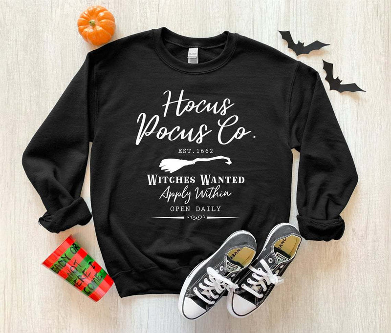 Halloween Costumes Halloween Witch Witch Fall Pumpkin Printed Crew Neck Sweatshirt Female