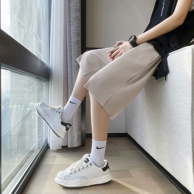 Summer Men Shorts Striped Sports Casual Shorts