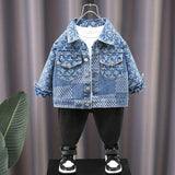 Toddler Boys Jackets Boys' Denim Jacket Spring and Autumn Clothing