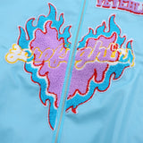 Letterman Jacket Outfit Senior Jackets Men's Loose Color Matching Coat