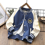 Children Baseball Jacket Children's Clothing Autumn Baseball Uniform Jacket Girl
