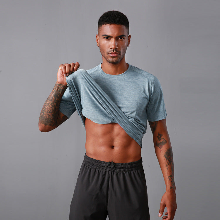Moisture Wicking T Shirts Round-Neck Clothing Outdoor Sports Clothing