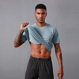 Moisture Wicking T Shirts Round-Neck Clothing Outdoor Sports Clothing