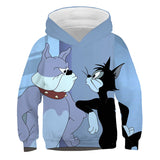 Tom and Jerry Hoodie Autumn Winter Sweater Anime Print Hoodie