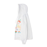 Man Fall Winter Outfis Winter Cartoon Printed Hoodie Male Loose Couple Fleece Lined Pullover Coat