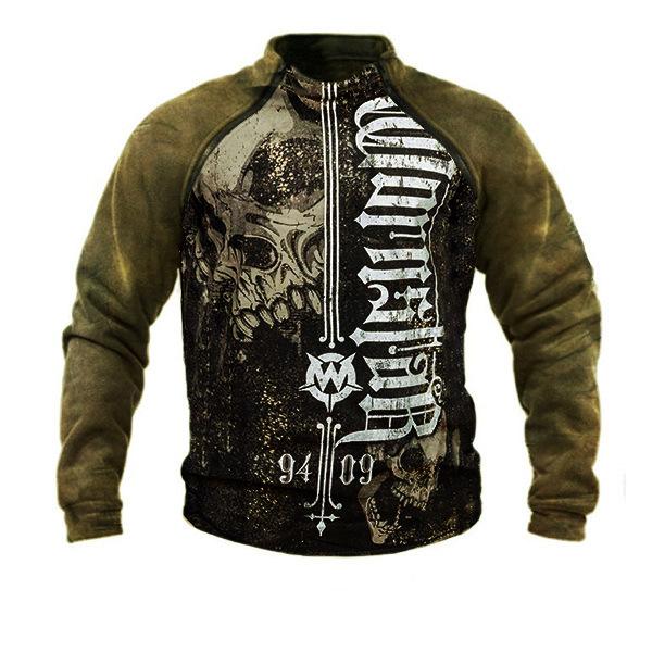 Tactics Style Men Sweatshirts & Hoodies Men's Vintage Sweater