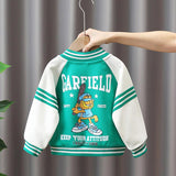 Toddler Girl Jackets Boys and Girls Coat Spring and Autumn Baseball Uniform