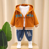 Toddler Boys Jackets Boys Autumn Clothing Suit Hooded Jacket Children