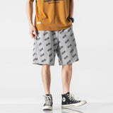Men Shorts Sports Casual Shorts Men's Summer Loose Knitted Sweatpants Beach Pants