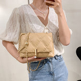 The Teacher Tote Zip One Shoulder Messenger Bag Sweet Underarm Bag Chain Women's Bag