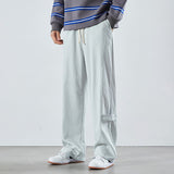 Men Sweatpants Loose Wide Leg Draped Casual Pants Sports