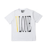 Vlone T Shirt Men's and Women's Loose Couple plus Size Retro Short Sleeved Tshirt Vlone