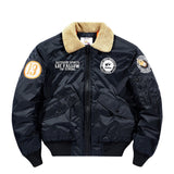 Bane Coat Fleece-Lined Thick Fur Collar Cotton-Padded