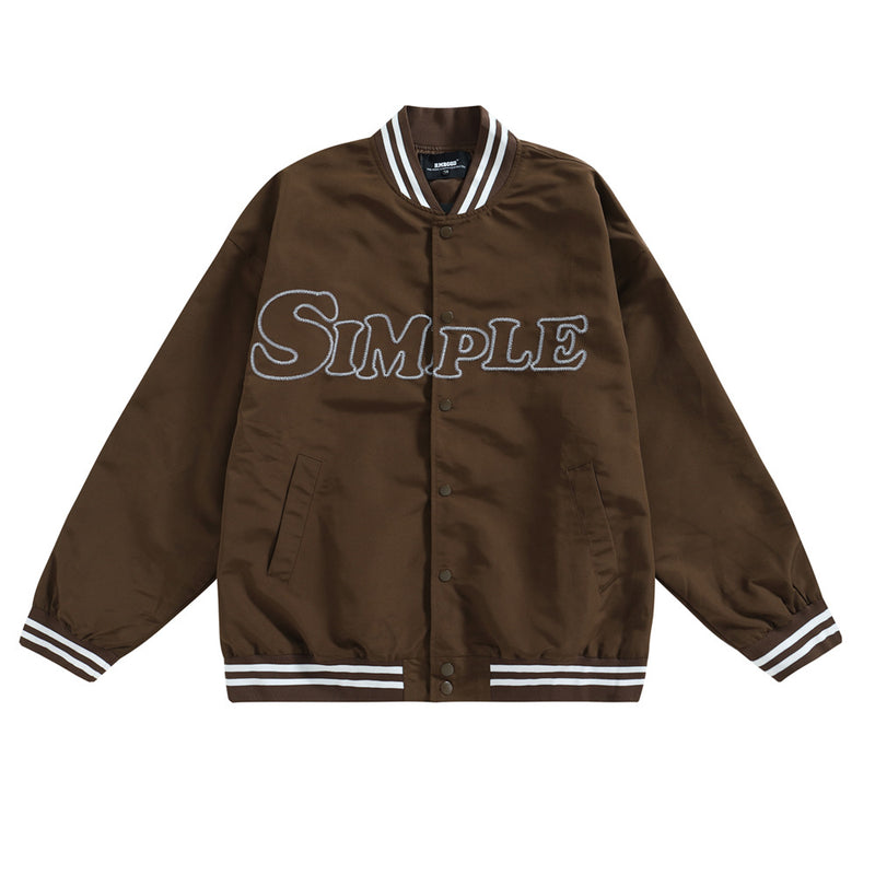 Letterman Jacket Outfit Senior Jackets Varsity Baseball Coat Top Men's Baseball Uniforms Vintage Coat