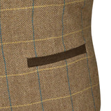 Mens Dress Vests Men's Vest Casual Jacket Business Waistcoat Men Autumn and Winter Solid Color Plaid Slim Fit