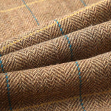 Mens Dress Vests Men's Vest Casual Jacket Business Waistcoat Men Autumn and Winter Solid Color Plaid Slim Fit