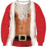 Black Christmas Sweater 3D Printed Christmas Series round Neck Sweater