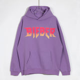 Justin Bieber Justice World Tour Hoodie Peripheral Tour Men and Women Same Style Sweatershirt