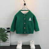 Toddler Boys Jackets Boys' Sweater Cardigan Children's Spring and Autumn Clothing Knitwear