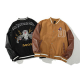 Letterman Jacket Outfit Senior Jackets Varsity Baseball Coat Mobile Stitching Jacket Men's Baseball Uniform Jacket