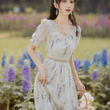 Women cottagecore Dress Summer Vintage Skirt Skirt