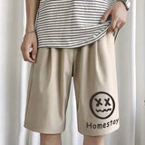 Summer Men Shorts Loose Straight Casual Pants