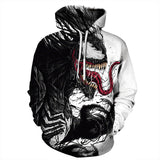 Spider Man Hoodie Venom 3D Digital Printing Zipper Hooded Sweatshirt