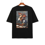 Fog Essentials Tshirts Fear Of God Essentials Vintage Printed Fog Loose Short Sleeve T-shirt for Men and Women