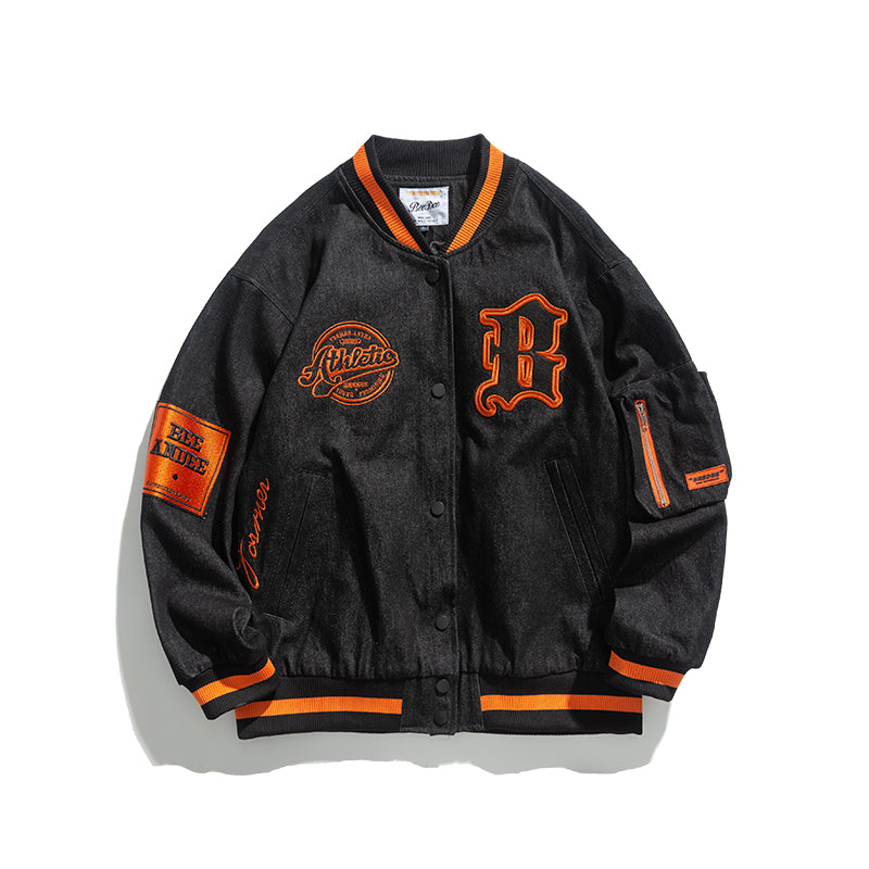 Letterman Jacket Outfit Senior Jackets Varsity Baseball Coat Spring and Autumn Casual Jacket
