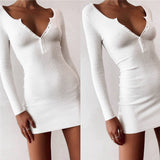Sweater Dress Outfit With Tights 2 Piece Set Dress Sexy Slit Slim Long Sleeve Sweater Women
