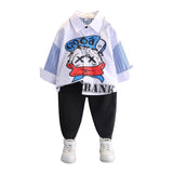 Toddler Boys Sweater Boys' Shirt Spring and Autumn Leisure Loose