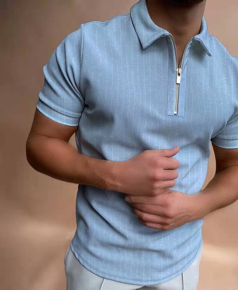 Polo Shirts Summer Polo Shirt Short-Sleeved Men's T-shirt