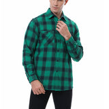 Mens Flannel Jacket Men's Shirt Flannel Brushed Thermal Shirt Shirt