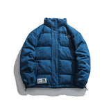 Man Fall Winter Outfis Winter Vintage Workwear Coat Fashion Brand Loose Cotton Padded Jacket Couple Warm Cotton-Padded Coat