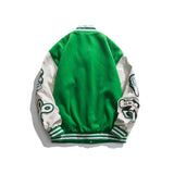 Letterman Jacket Outfit Senior Jackets Varsity Baseball Coat Autumn Loose Casual Coat for Men