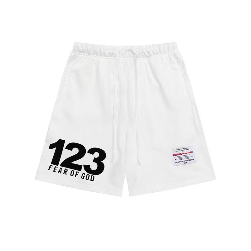 Rrr123 Shorts Fog Couple Casual Shorts Hip Hop