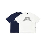 Men T Shitrs Letter Embroidered Crew Neck T-shirt