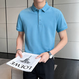 Men Polo Shirts Men's Short-Sleeve Lapel T-shirt