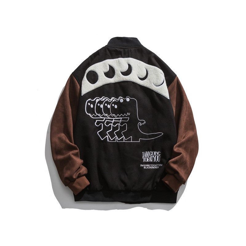 Letterman Jacket Outfit Senior Jackets Varsity Baseball Coat Creative Oversize Casual Jacket