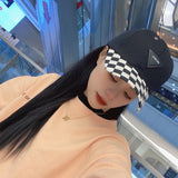 Vintage Check Baseball Cap