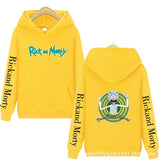Rick and Morty Tracksuit Pullover Hoodie Sweatshirts Printed Lettered Casual Sports Hip-Hop Sweater Men's Ladies Hoodie