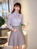 Fairy Dress Autumn and Winter Small Lace Dress for Women Autumn Mid-Length Fairy Skirt