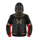 Spider Man Hoodie Pullover Zip-up Shirt Hooded