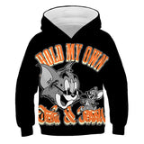 Tom and Jerry Hoodie Autumn Winter Sweater Anime Print Hoodie