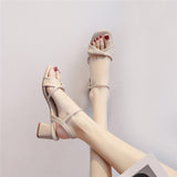 Nude Wide Fit Block Heels