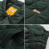 Men Coat Men's Winter Warm Cotton-Padded Coat Coat