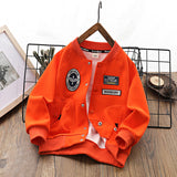 Children Baseball Jacket Boys' Baseball Jacket Outer Casual Jacket